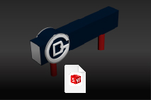 地铁站徽 SOLIDWORKS 模型